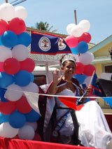 GtB Beauty Queen at the September Celebrations in Belize