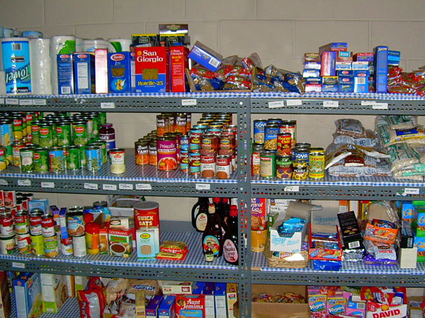 GtB Hurricane ready pantry with food and water Supplies