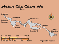 GtB Map of the Belize Cave Actun
Che Chem, also called Poisonwood Water
Cave