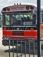 GtB National Bus at the
                                            Belize Bus Terminal