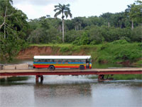 GtB This temporary bridge replaces the Kendal Bridge in Belize