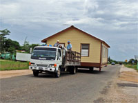 GtB Havy traffic on the Western Highway in Belize