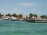 GtB Caye Caulker Main Water Taxi Dock
