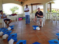 GtB Hands on, CPR Training from Bandage Int. in San Pedro Belize